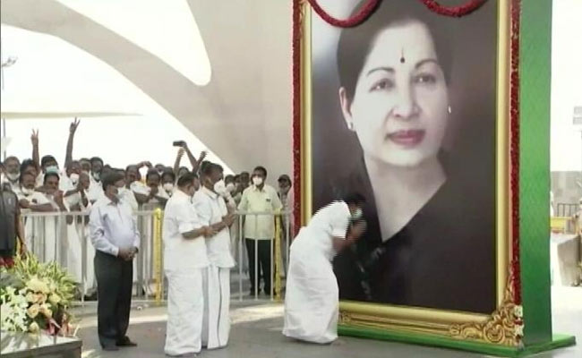 Jayalalithaa's Memorial Unveiled In Tamil Nadu Amid Sasikala's Release