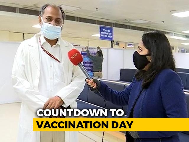 Delhi's LNJP Hospital Prepares For Vaccination Day