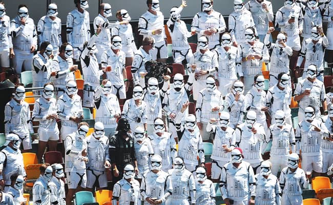 AUS Vs IND, 4th Test: Fans Dressed Up As Famous Star Wars Characters Steal Limelight On Rain-Marred Day 2 In Brisbane AUS Vs IND, 4th Test: Fans Dressed Up As Famous Star Wars Characters Steal Limelight On Rain-Marred Day 2 In Brisbane