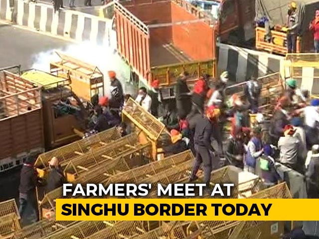 Day After Clashes, Farmer Leaders To Address Protesters Today