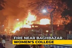 Massive Fire At Kolkata's Baghbazar, 25 Fire Engines At The Spot Massive Fire At Kolkata's Baghbazar, 25 Fire Engines At The Spot