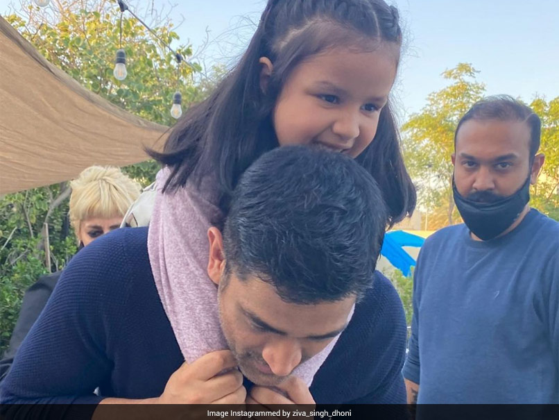 MS Dhoni, Daughter Ziva Captured In Adorable Pose. See Pic