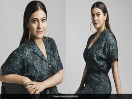 In A Printed Jumpsuit And Big Hoops, Kajol Redefines Casual Chic Style In A Printed Jumpsuit And Big Hoops, Kajol Redefines Casual Chic Style