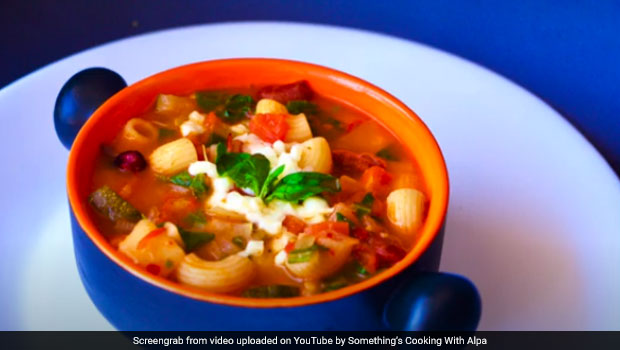 Watch: How To Make Healthy And Tasty Macaroni Pasta Soup For Kids