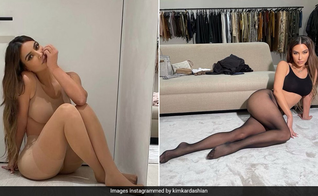 Kim Kardashian's All-New “Gravity Defying Tights” Have Caught Everyone's Attention