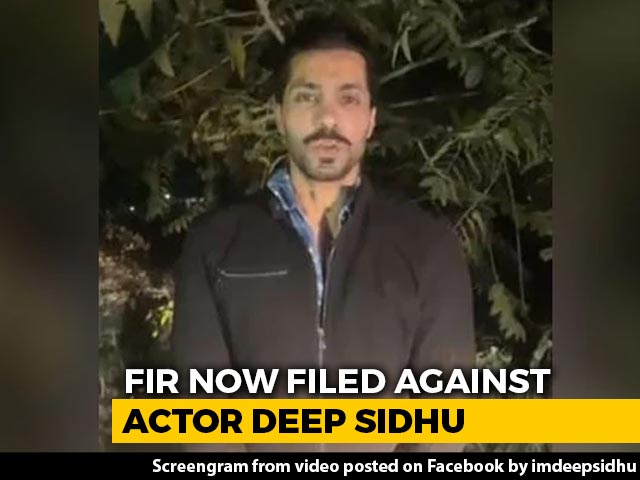 Actor-Activist Deep Sidhu Named In Case On Tractor Rally Violence