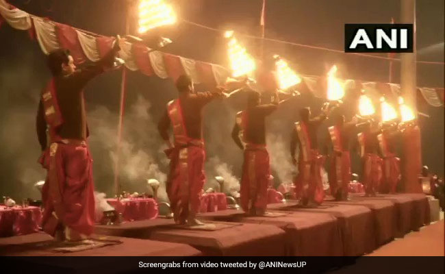 New Year Day: Watch Ganga Aarti At Varanasi's Assi Ghat - A Visual Treat