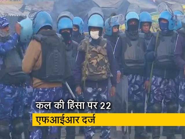 ट्रैक्टर परेड के दौरान हिंसा को लेकर 22 FIR दर्ज