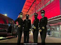 A Special Mention To Air India's All-Women Crew In PM's Radio Address A Special Mention To Air India's All-Women Crew In PM's Radio Address