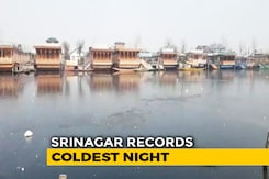 Dal Lake Freezes, Srinagar Records Coldest Night Since 1991 Dal Lake Freezes, Srinagar Records Coldest Night Since 1991