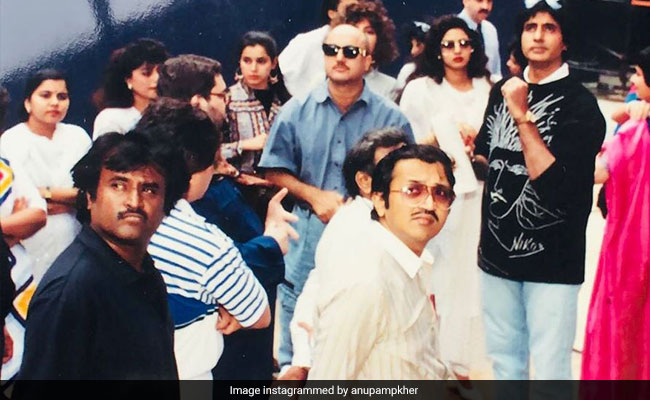 When Rajinikanth, Sridevi, Amitabh Bachchan Took Over New York. See Anupam Kher's Throwback Pic