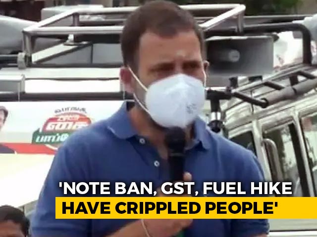 Rahul Gandhi Campaigns In AIADMK Strongholds In Tamil Nadu