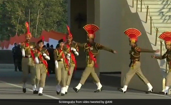 Beating Retreat Ceremony At Attari Border Draws Overwhelming Cheer Despite Thin Crowd
