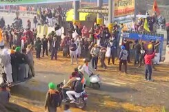 People Shower Petals On Farmers' Tractor Rally People Shower Petals On Farmers' Tractor Rally