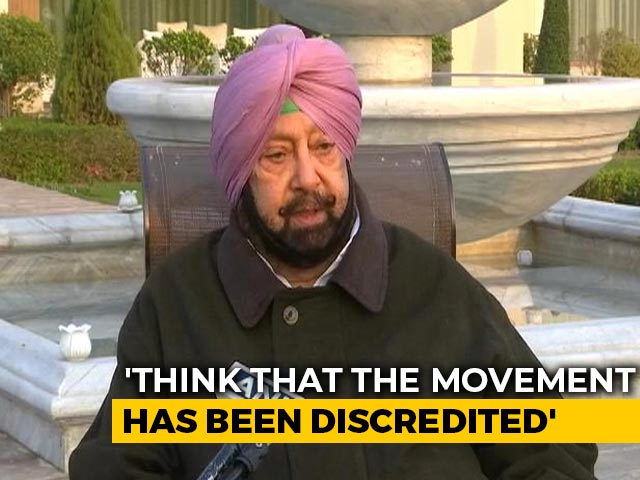 "Maligning Farmers Could Lower Morale Of Armed Forces": Amarinder Singh