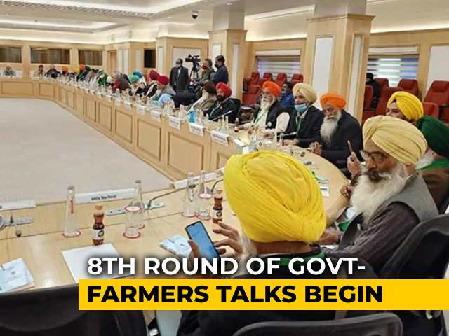 "Repeal Farm Laws": Farmers Reiterate Demand In 8th Round Of Talks