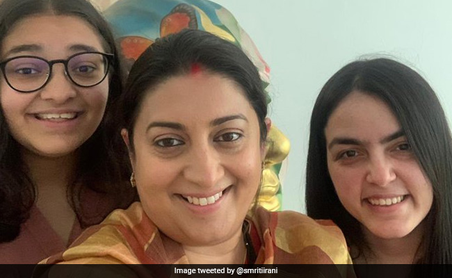 "My Daughters Are My Pride": Union Minister Smriti Irani On National Girl Child Day