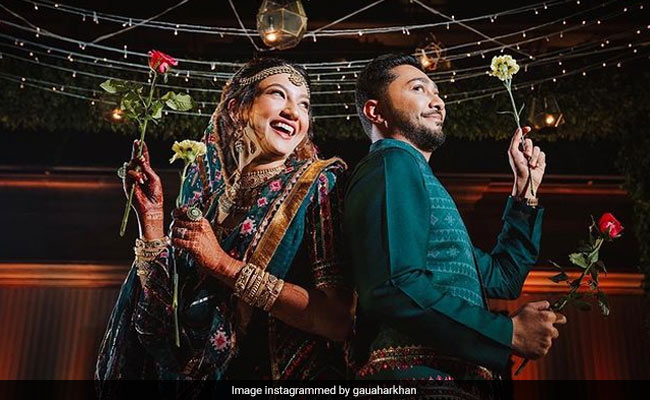 How Gauahar Khan And Zaid Darbar Celebrated One-Month Wedding Anniversary