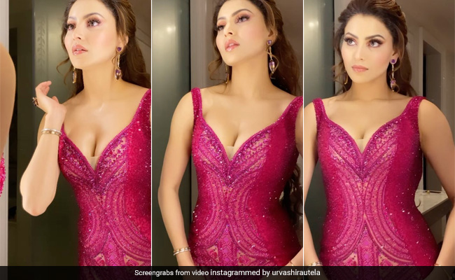 In A Glittering Gown, Urvashi Rautela Is Upping Celebrity Sparkle Style And How