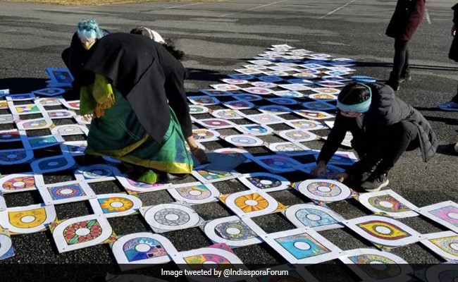 Biden-Harris Inauguration Event Kicks Off With Traditional Kolam Drawings