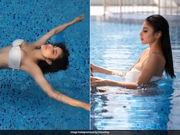 In A Gorgeous White Bikini, Mouni Roy Floats Away Like A Mermaid In A Gorgeous White Bikini, Mouni Roy Floats Away Like A Mermaid
