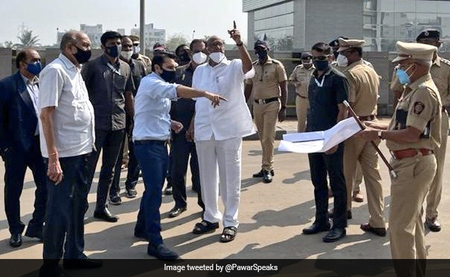 Sharad Pawar Visits Serum Institute In Pune, Takes Stock After Fire Damage