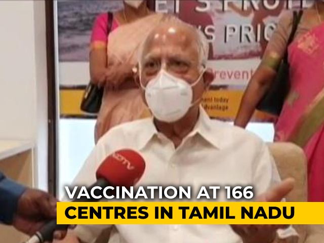 Tamil Nadu Launches Vaccination Drive, Doctors First In Line