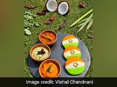 Tricolour Idli