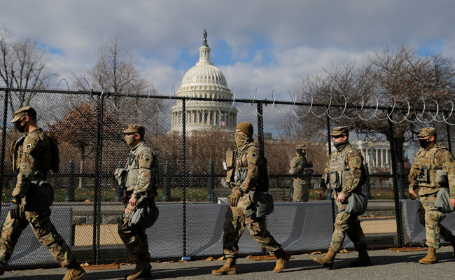 25,000 National Guards To Shield Biden Inauguration From Mob, "Lone Wolf" Threats