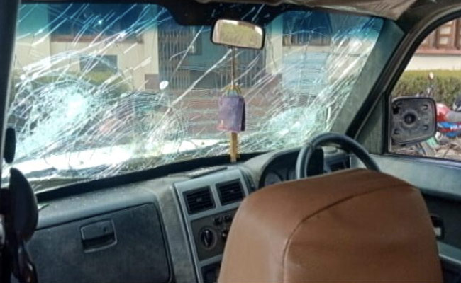Tripura Congress Chief's Car Attacked, Allegedly By BJP Supporters