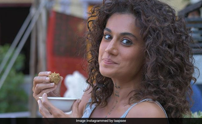 Taapsee Pannu was recently seen eating laddoos made with ghee, besan, nuts and coconut