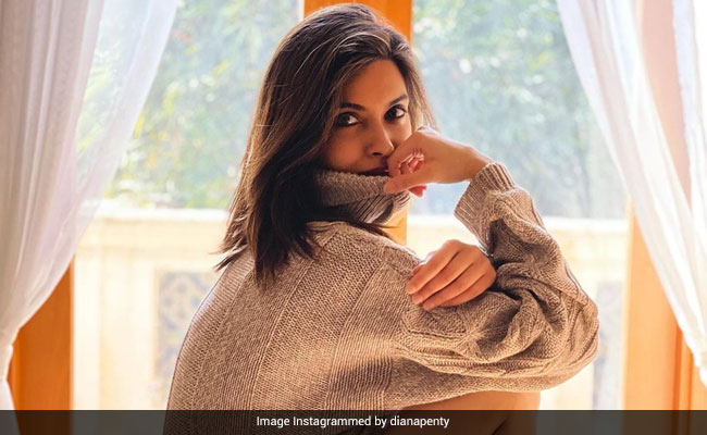 Diana Penty Warms Our Hearts In A Winter Perfect Sweater Dress