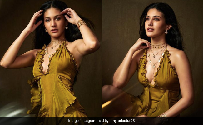 Amyra Dastur Channels A "Fierce" Look In A Chic Asymmetric Dress