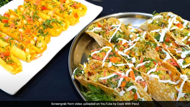 How To Make Masala Papad Taco Chaat, A 5-Minute Snack Without A Drop of Oil