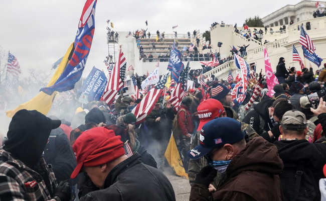 "Beautiful Sight": China Goes Online To Mock US Capitol Chaos