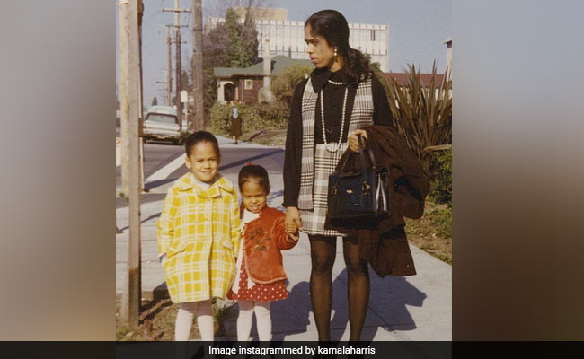 Kamala Harris Shares Childhood Photos, Writes Note On Mother's Influence