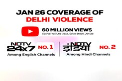 60 Million YouTube Views For NDTV's Tractor Rally Violence Coverage 60 Million YouTube Views For NDTV's Tractor Rally Violence Coverage