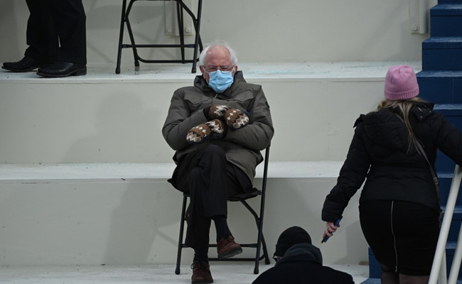 Bernie Sanders, With Mittens Pic, Raises $1.8 Million For Charity