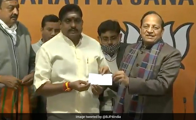 Ex-Puducherry Congress Chief A Namassivayam Joins BJP