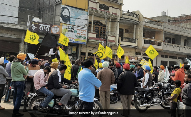 AAP Holds Motorbike Rallies In Punjab To Mobilise People For Republic Day Tractor Rally In Delhi