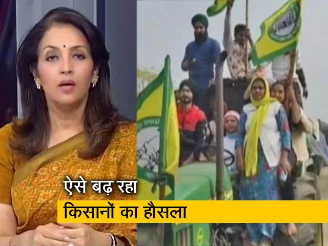 प्राइम टाइम : किसानों के समर्थन में महिला किसान और बच्ची भी