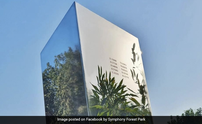 India's First "Mysterious" Monolith Spotted In Ahmedabad Park