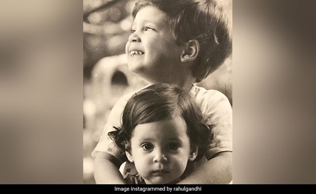 Throwback Pics By Priyanka Gandhi's Son, Rahul Gandhi On Her Birthday