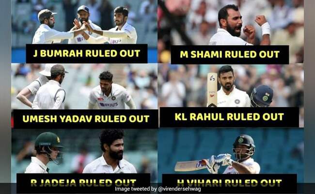 India vs Australia: Virender Sehwag Offers to Fly to Australia Amid Indias Never-ending Injury Concern