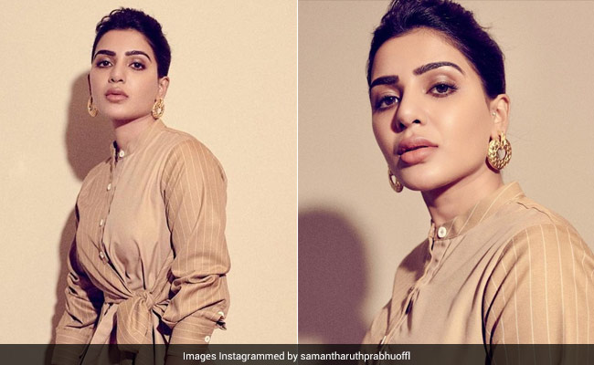 Samantha Ruth Prabhu's Beige Jumpsuit Is Minimal Chic Perfection