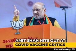 "Let's Have A Duel": Amit Shah To Covid Vaccine Critics "Let's Have A Duel": Amit Shah To Covid Vaccine Critics