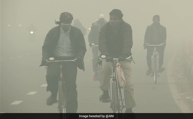 Delhi's Air Quality In "Severe" Category, Visibility Low Due to Fog