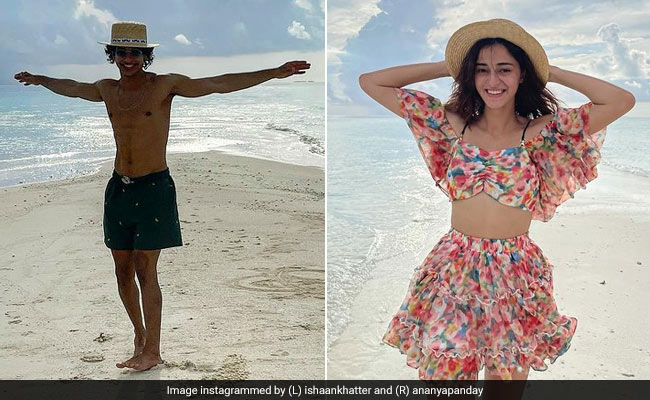 In Ishaan Khatter's Maldives Montage, A Special Mention For "Muse" Ananya Panday