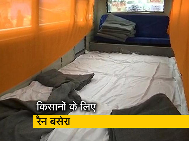 किसान आंदोलन : सिंघू बॉर्डर पर 17 बसों को रैना बसेरे में बदला