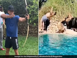 सलमान खान ने कभी पूल में मारी उल्टी छलांग तो कभी निशाने पर मारा तीर- देखें Videos सलमान खान ने कभी पूल में मारी उल्टी छलांग तो कभी निशाने पर मारा तीर- देखें Videos